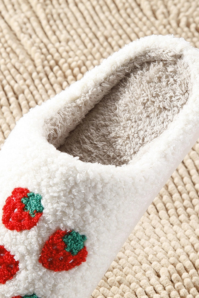 Strawberry Knit Slippers
