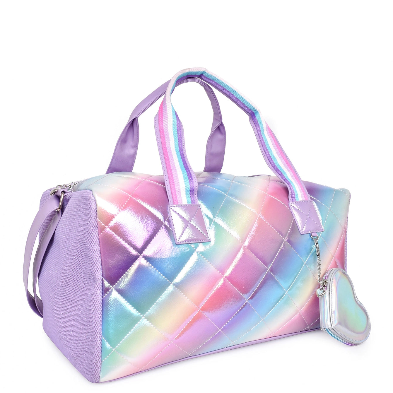 Ombre Diamond Quilted Large Duffle Bag