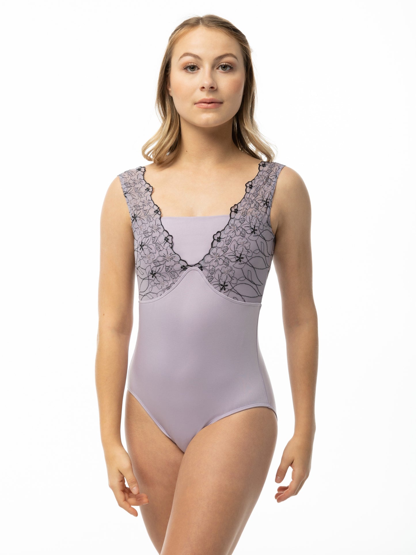 Stormy Overlay Tank Adult Leotard- 2575A