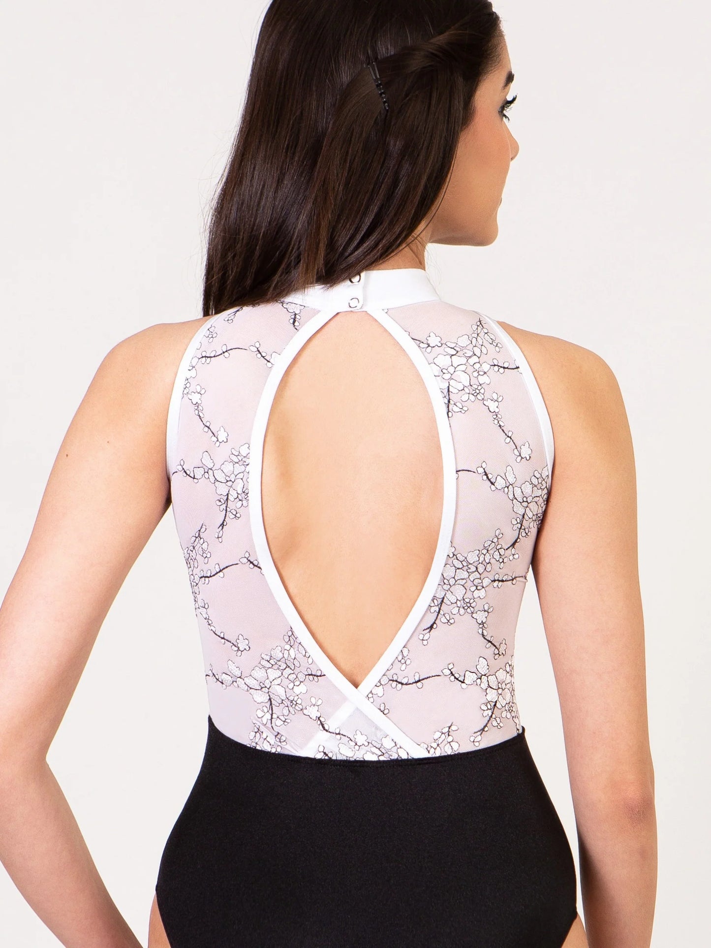 Evening Soiree Illusion High Neck Leotard (2659A)