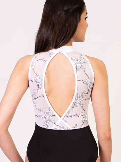 Evening Soiree Illusion High Neck Leotard (2659A)