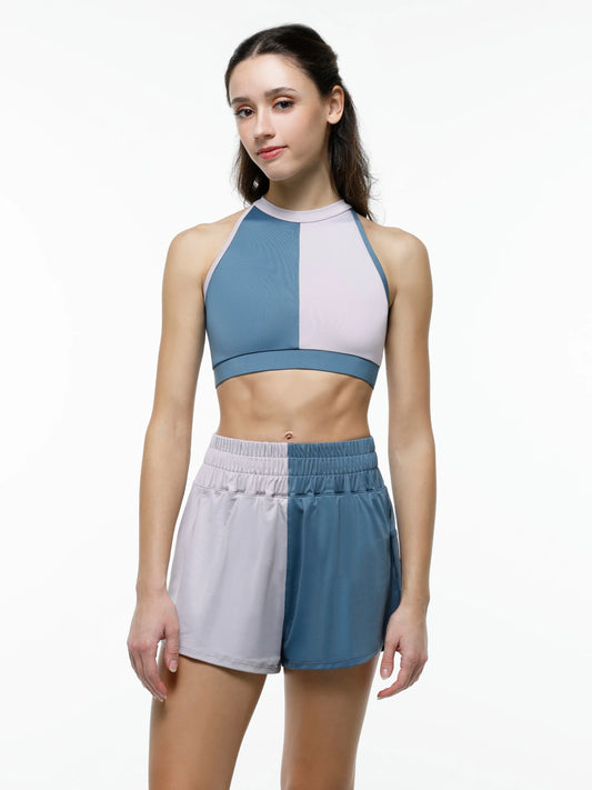 Oxford High Waist Lounge Short (7016A)