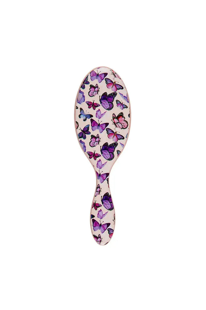 Hair Accessories - CALA Wet-N-Dry Detangling Hair Brush - Butterflies