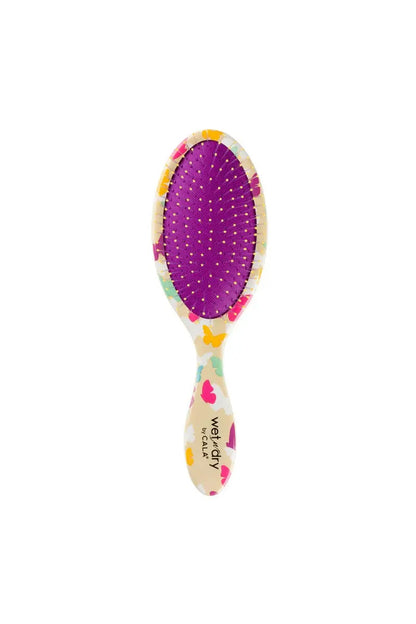 Hair Accessories - CALA Wet-N-Dry Detangling Hair Brush - Butterfly Stamp