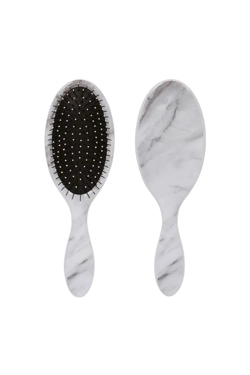 Hair Accessories - CALA Wet-N-Dry Detangling Hair Brush - Stone Gray Swirl