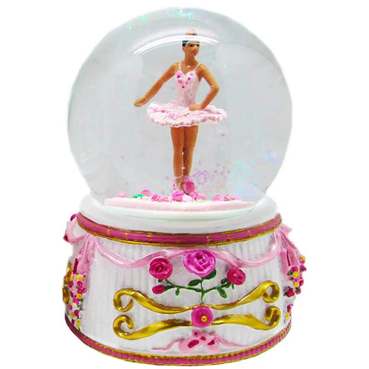 Musical Turning Ballerina Snow Globe