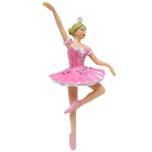 Ballerina in Pink Tutu Resin Ornament