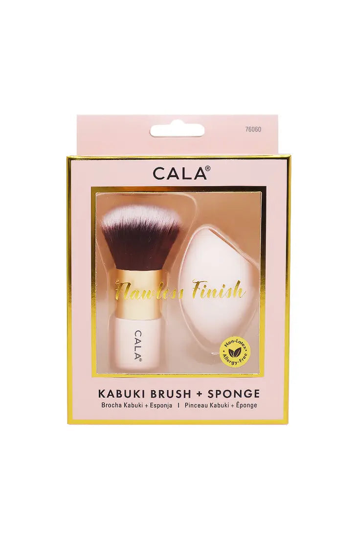 CALA Kabuki Brush and Blending Sponge Set