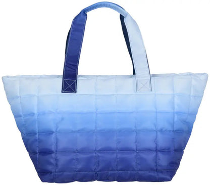 Ombre Quilted Overnight Bag; Multiple Colors
