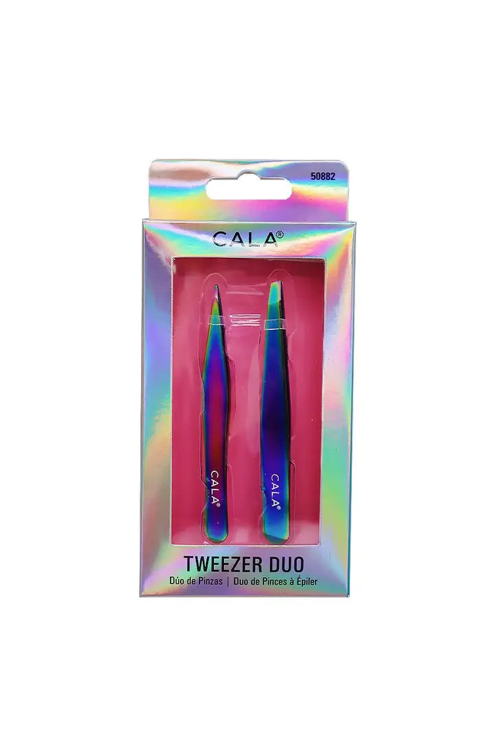 CALA Iridescent Tweezer Duo