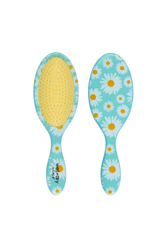 CALA Wet-N-Dry Detangling Hair Brush - Daisy