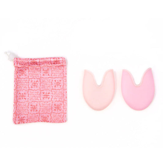 Flips Toe Pads - Peach + Pink