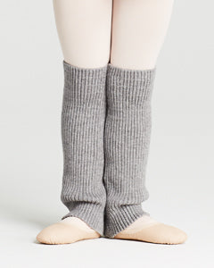 Gray 12 inch leg warmers