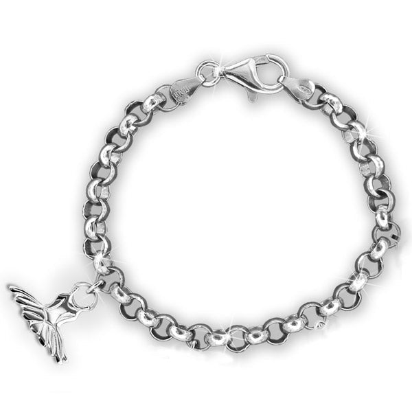 Sterling Silver Tutu Charm Bracelet