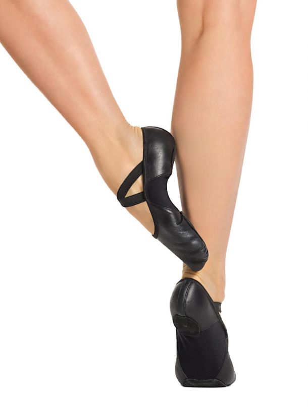 Leather Hanami Child Sizes (Black)-Footlights Dance & Theatre Boutique