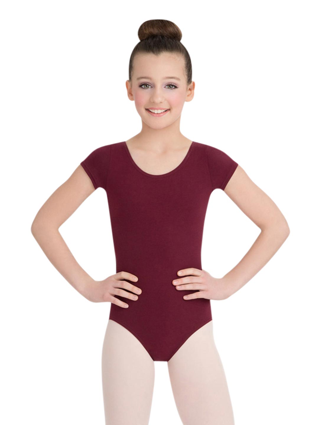 Short Sleeve Leotard - Youth (CC400C) – Footlights Dance