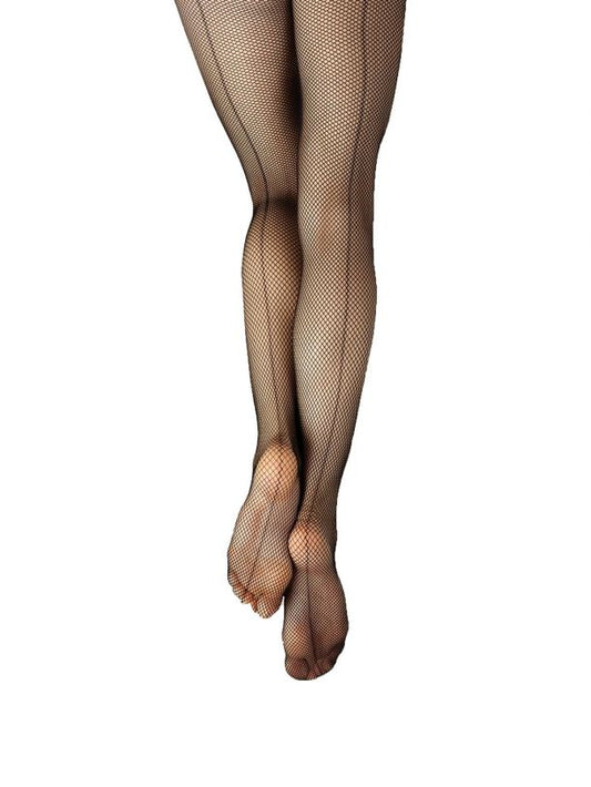 Child Studio Basics Fishnet Tight with Seams (3408C)