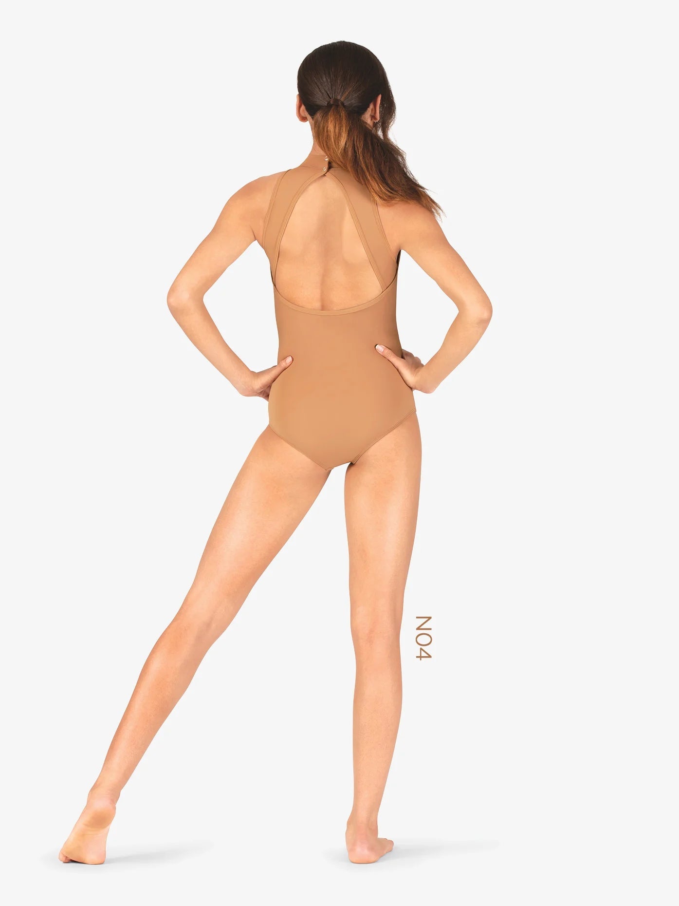 M2 Womens True Bare High Neck Tank Leotard