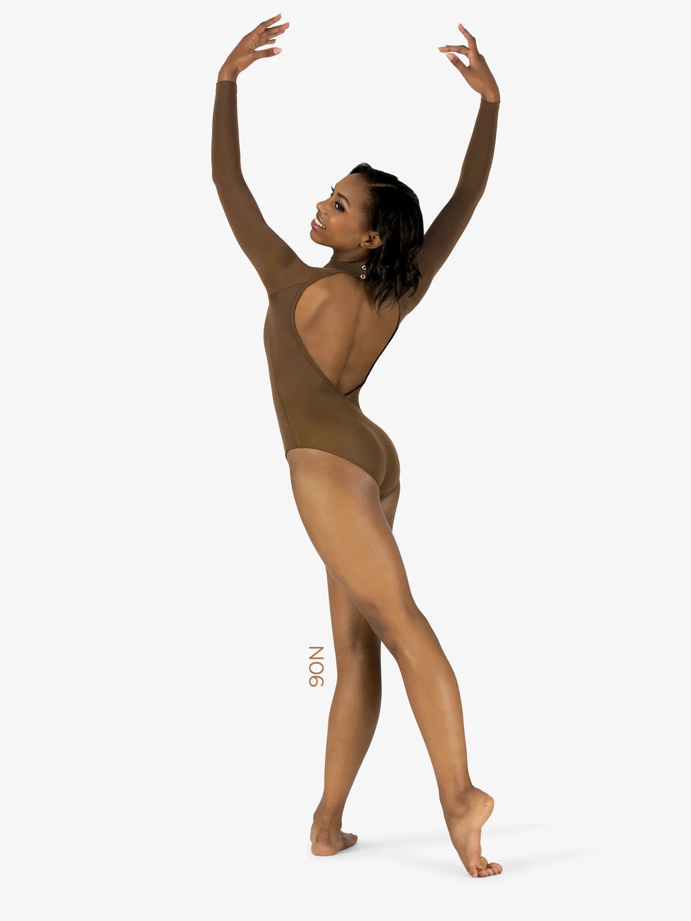 M2 Womens True Bare Long Sleeve Leotard