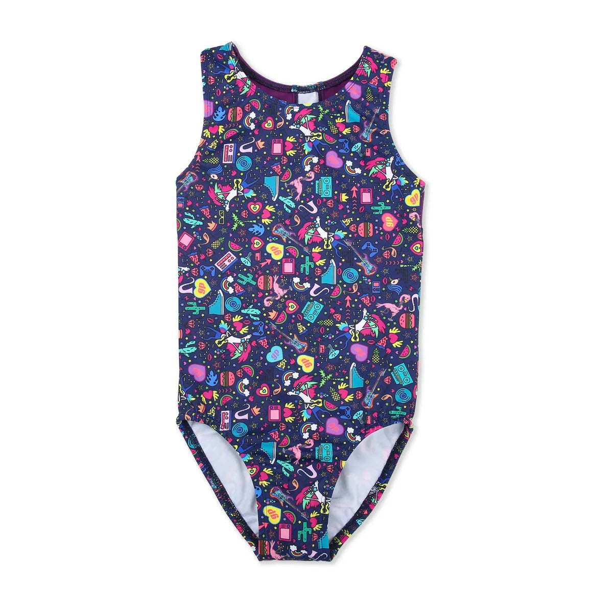 Flamingo Unicorn Jam Gymnastics Leotard